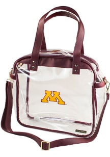 Minnesota Golden Gophers Stadium Approved Tote Womens Clear Tote