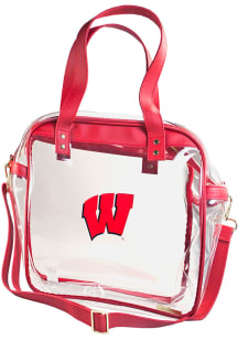 Wisconsin Badgers Stadium Approved Tote Womens Clear Tote
