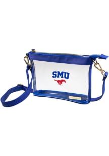 SMU Mustangs Stadium Approved Small Womens Clear Tote