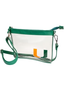 Miami Hurricanes Stadium Approved Small Womens Clear Tote