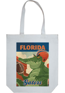 Florida Gators White Canvas Tote