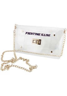Illinois Fighting Illini Stadium Approved Envelope Womens Clear Tote