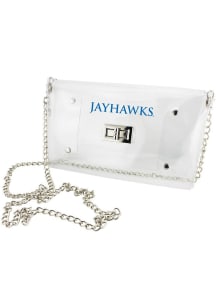 Kansas Jayhawks Stadium Approved Envelope Womens Clear Tote