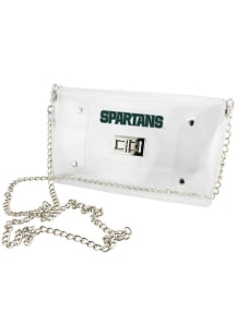 Michigan State Spartans Stadium Approved Envelope Womens Clear Tote