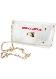 Nebraska Cornhuskers Stadium Approved Envelope Womens Clear Tote