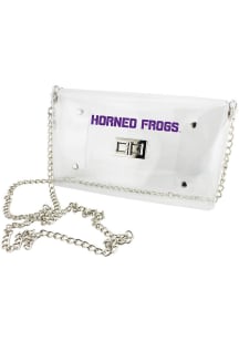 TCU Horned Frogs Stadium Approved Envelope Womens Clear Tote