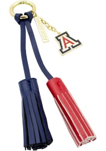 Arizona Wildcats Tassel Keychain - Navy Blue