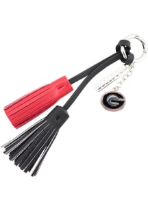 Georgia Bulldogs Tassel Keychain - Red