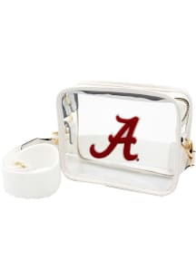 Alabama Crimson Tide Varsity Patch Womens Clear Tote