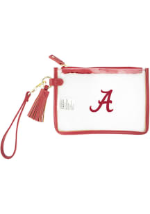 Alabama Crimson Tide Stadium Approved Wristlet Womens Clear Tote