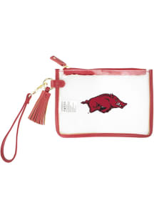 Arkansas Razorbacks Stadium Approved Wristlet Womens Clear Tote