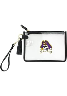 East Carolina Pirates Stadium Approved Wristlet Womens Clear Tote