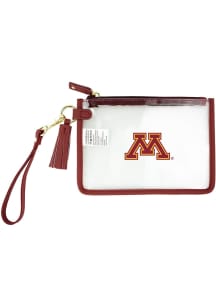 Minnesota Golden Gophers Stadium Approved Wristlet Womens Clear Tote