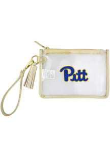 Pitt Panthers Stadium Approved Wristlet Womens Clear Tote