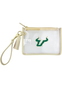 South Florida Bulls Stadium Approved Wristlet Womens Clear Tote