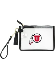 Utah Utes Stadium Approved Wristlet Womens Clear Tote