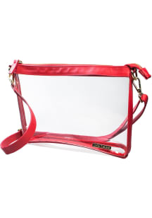 Red Stadium Approved Logo Womens Clear Tote
