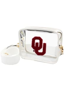 Oklahoma Sooners Varsity Patch Womens Clear Tote