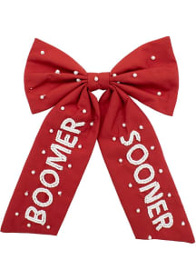 Oklahoma Sooners Beaded Womens Hair Scrunchie