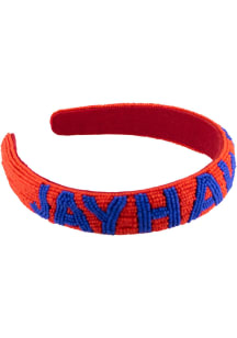 Kansas Jayhawks Beaded Womens Headband