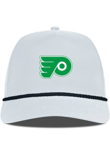 Levelwear Philadelphia Flyers Gambit 3D Patch St. Patrick's Day Adjustable Hat - White