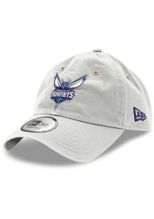New Era Charlotte Hornets Casual Classic Adjustable Hat - White