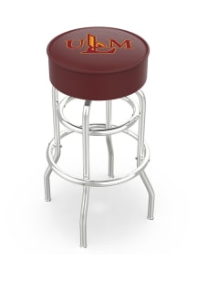 Louisiana-Monroe Warhawks Double-Ring Swivel Pub Stool - Black