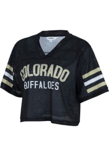 Colorado Buffaloes Womens Field Goal Fashion Football Jersey - Black