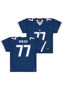 Mason Howard  Campus Ink UConn Huskies Navy Blue NIL Football Jersey