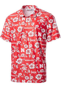 Reyn Spooner Nebraska Cornhuskers Mens Red PUA Short Sleeve Fashion Polo
