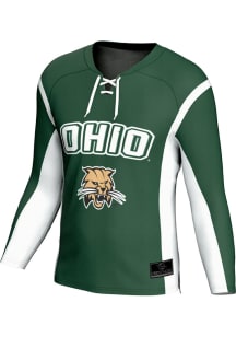 ProSphere Ohio Bobcats Youth Green Rival Hockey Hockey Jersey
