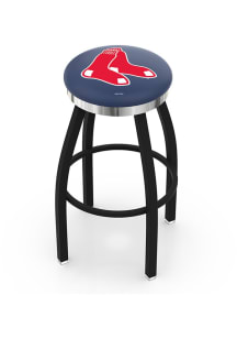 Boston Red Sox Chrome Seat Pub Stool - Black
