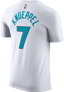 Kon Knueppel Charlotte Hornets White Association Short Sleeve Player T Shirt
