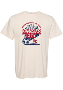 Summit Sportswear Kansas City Natural Soccer Capital of the World Short Sleeve Fashion T Shirt