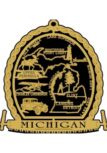 Michigan Brass Ornament