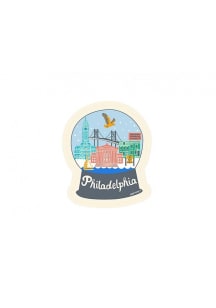 Philadelphia 2.63 x 3.23 Stickers - Blue