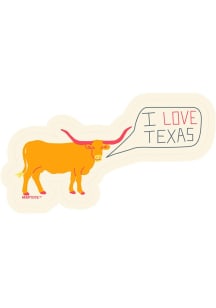 Texas Local Iconic Designs Stickers - Brown