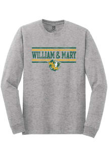 Summit Sportswear William & Mary Tribe Grey BARS Long Sleeve T Shirt