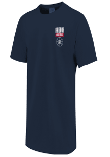 Arizona Wildcats Navy Blue Basektball Net Overlay Short Sleeve T Shirt