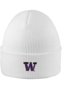 LogoFit Washington Huskies White North Pole Mens Knit Hat