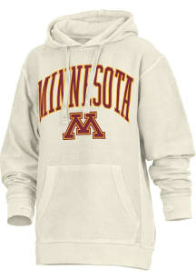 Pressbox Minnesota Golden Gophers Womens  Corded Hooded Sweatshirt