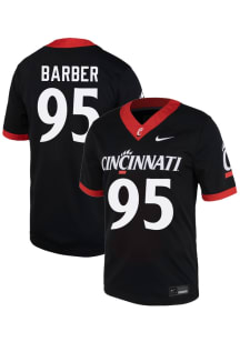 Lendric Barber  Nike Cincinnati Bearcats Black Football NIL Name And Number Football Jersey
