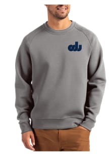 Cutter and Buck Old Dominion Monarchs Mens Graphite Vault Roam Long Sleeve Crew Sweatshirt