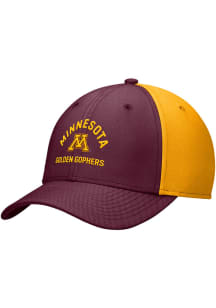 Nike Minnesota Golden Gophers Mens Maroon Primetime Rise Swoosh Flex Hat