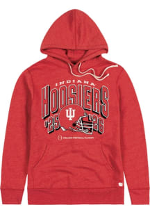 Homefield Indiana Hoosiers Mens Crimson Football 2025 CFP Bound Fashion Hood