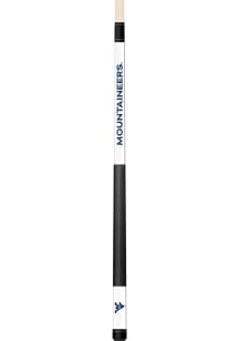 West Virginia Mountaineers White Laser Pool Cue