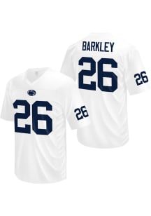 Saquon Barkley Penn State Nittany Lions Youth White Original Retro Brand Name and Number Football..