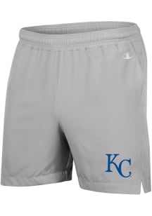 Champion Kansas City Royals Mens Ash Woven Shorts