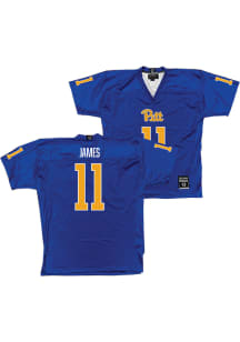 Nick James   Pitt Panthers Blue NIL Blue Football Jersey