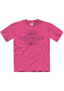 Colorado Girls Pink Circulatory Short Sleeve Tee